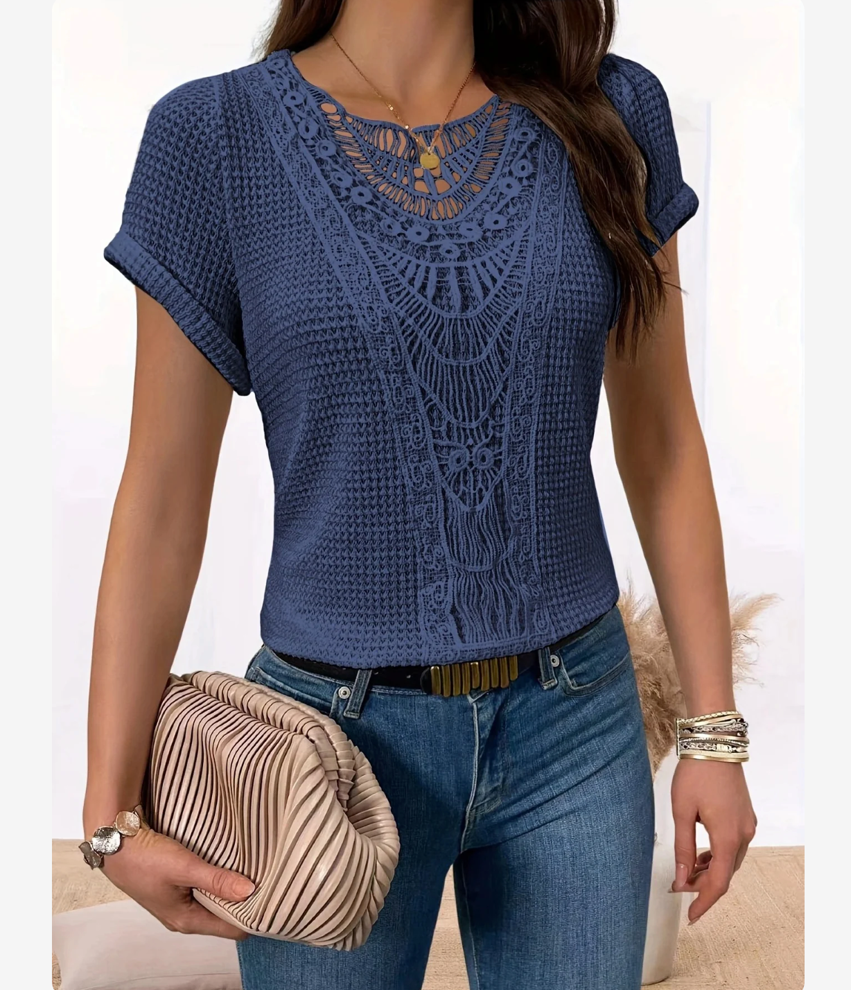 Karin™ - Stylish Ibiza-Inspired Elegant Blouse