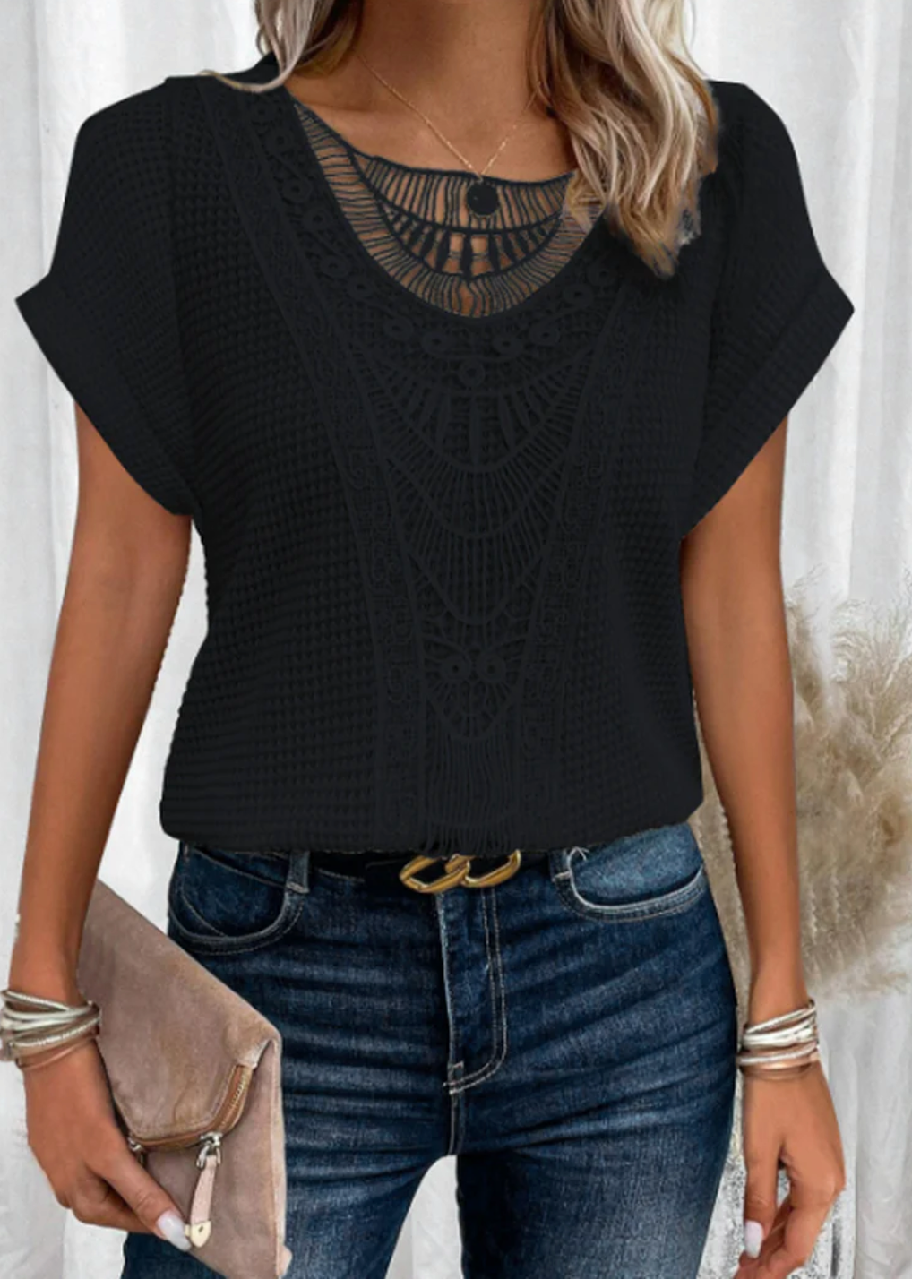 Karin™ - Stylish Ibiza-Inspired Elegant Blouse