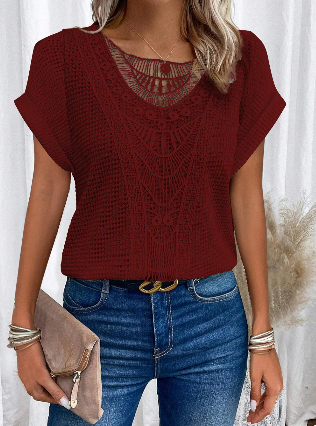 Karin™ - Stylish Ibiza-Inspired Elegant Blouse