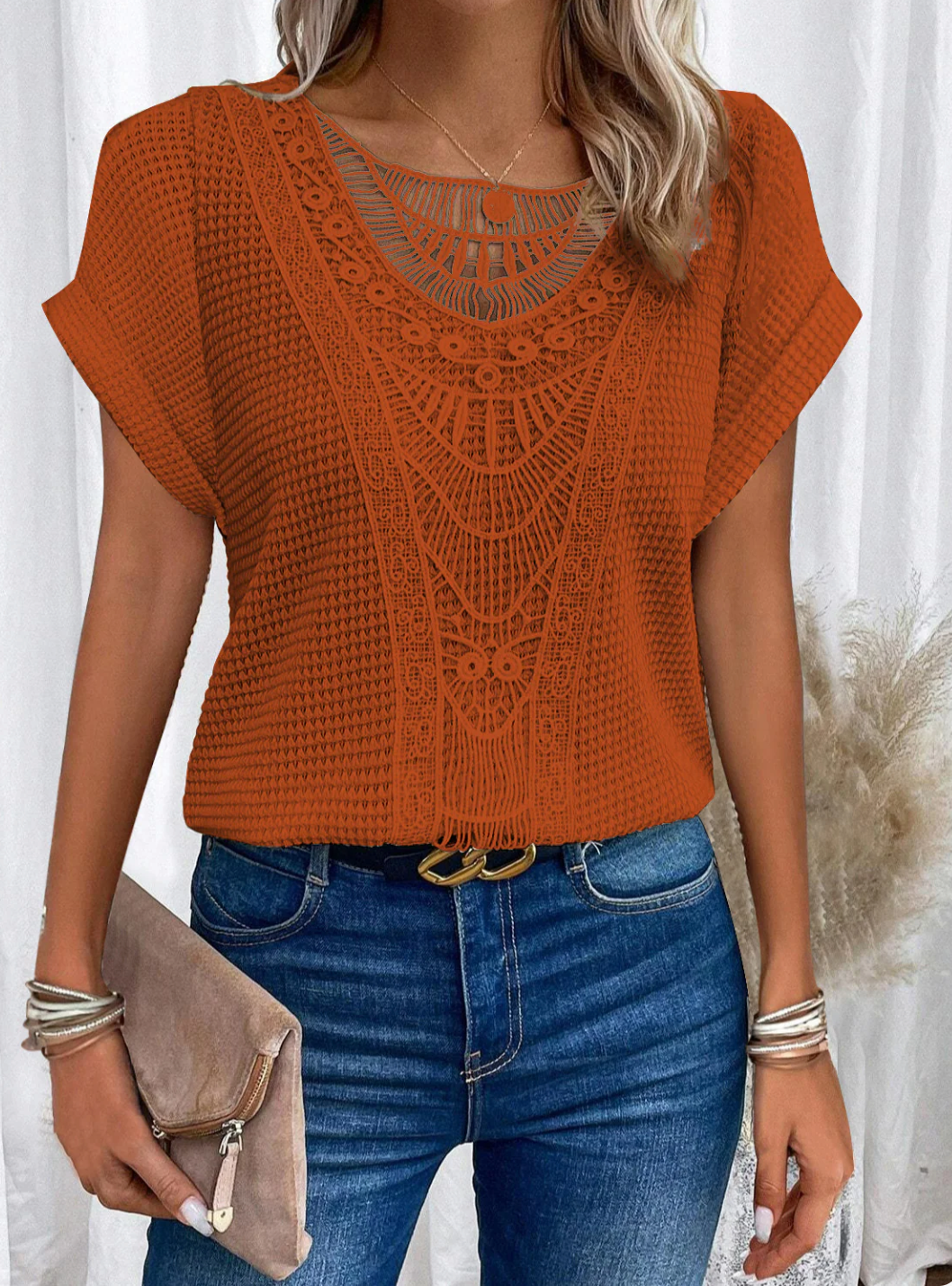 Karin™ - Stylish Ibiza-Inspired Elegant Blouse