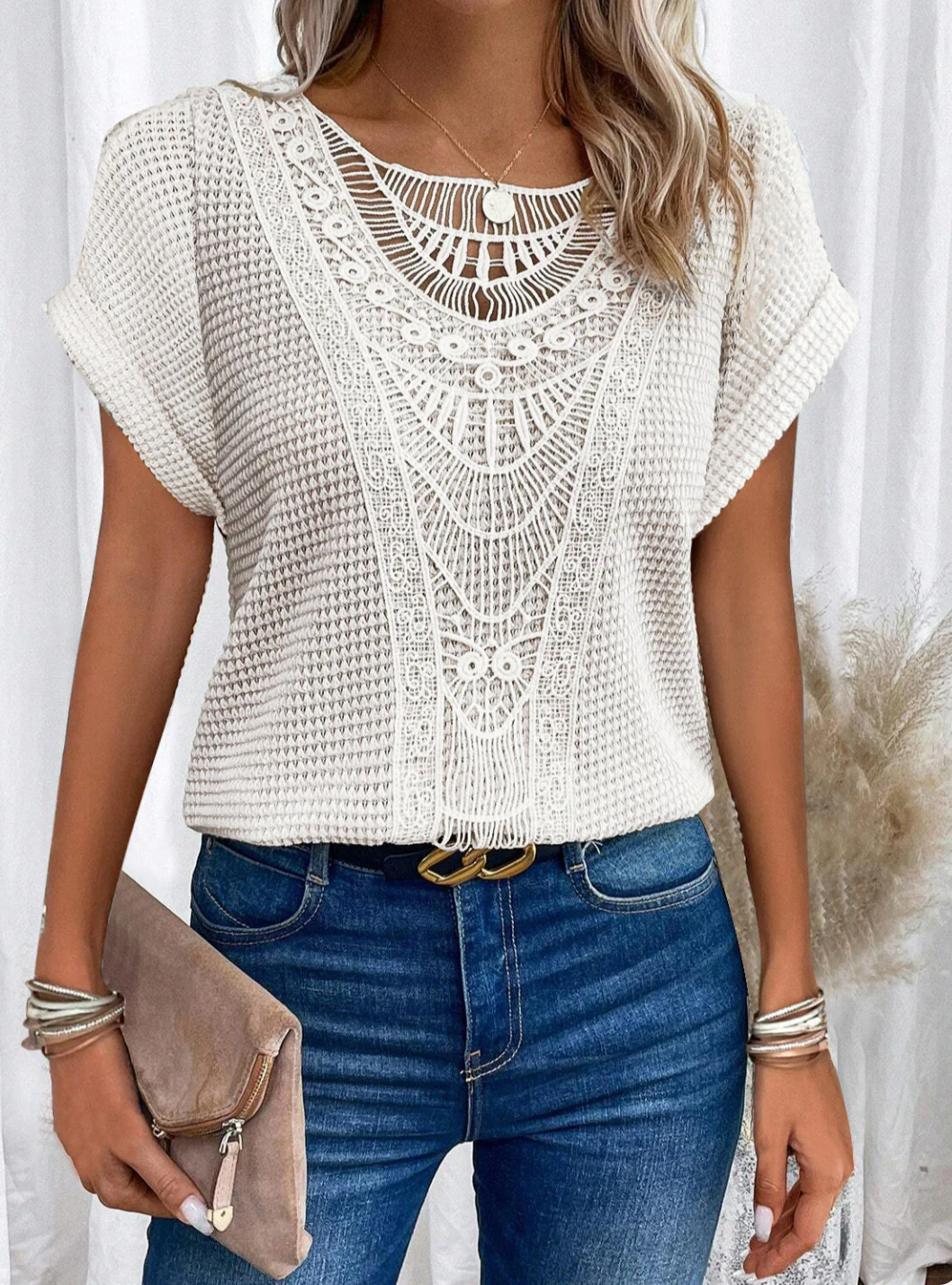 Karin™ - Stylish Ibiza-Inspired Elegant Blouse