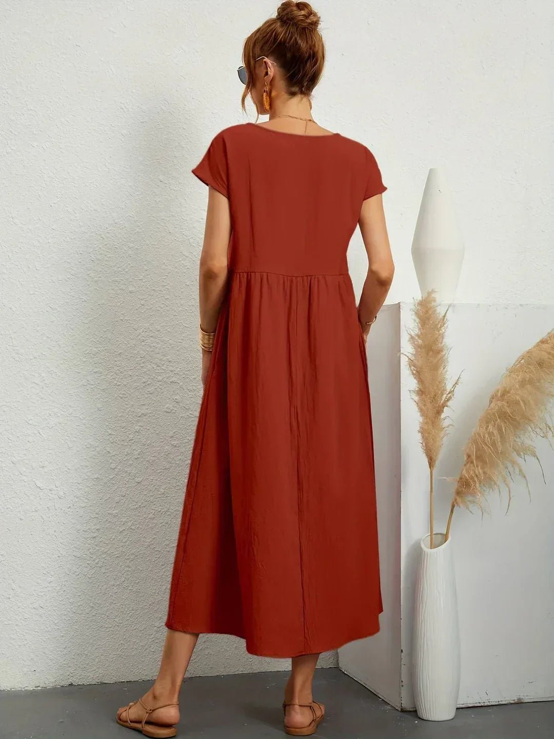 Anja™ - Elegant, cozy dress with practical pockets