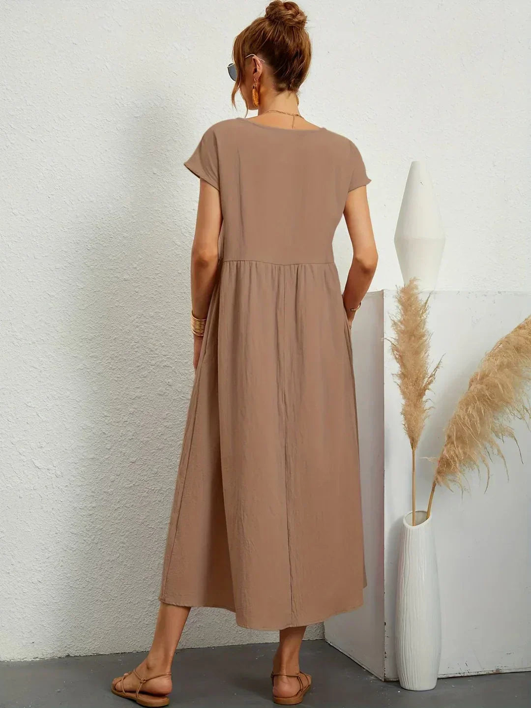 Anja™ - Elegant, cozy dress with practical pockets