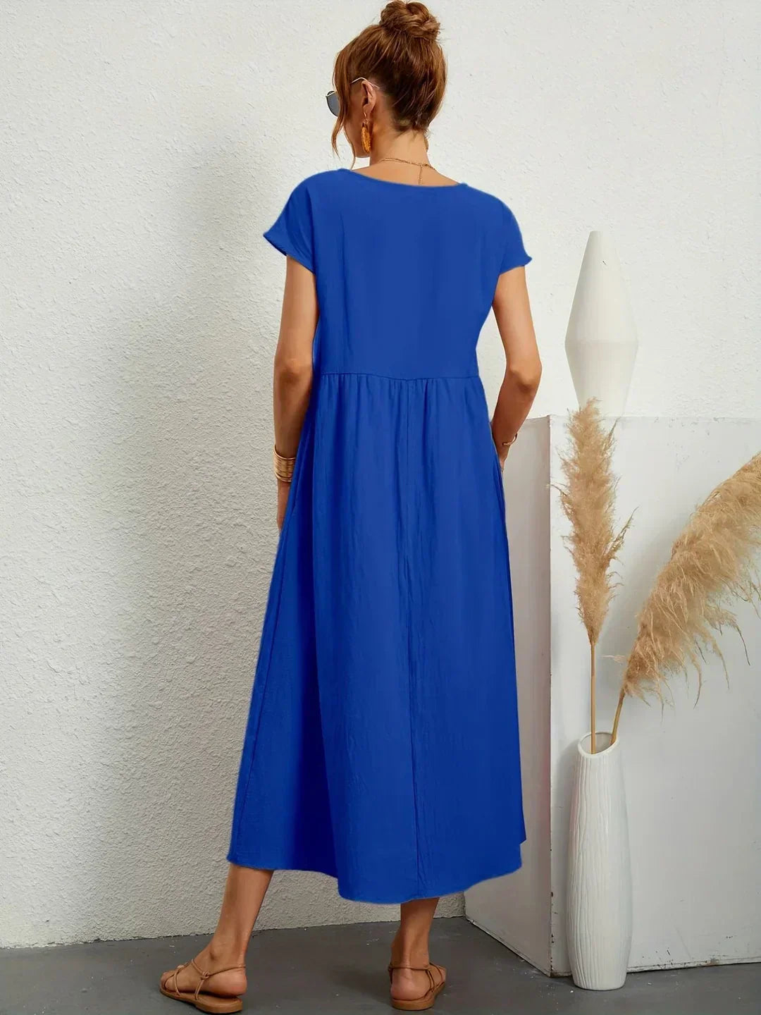 Anja™ - Elegant, cozy dress with practical pockets