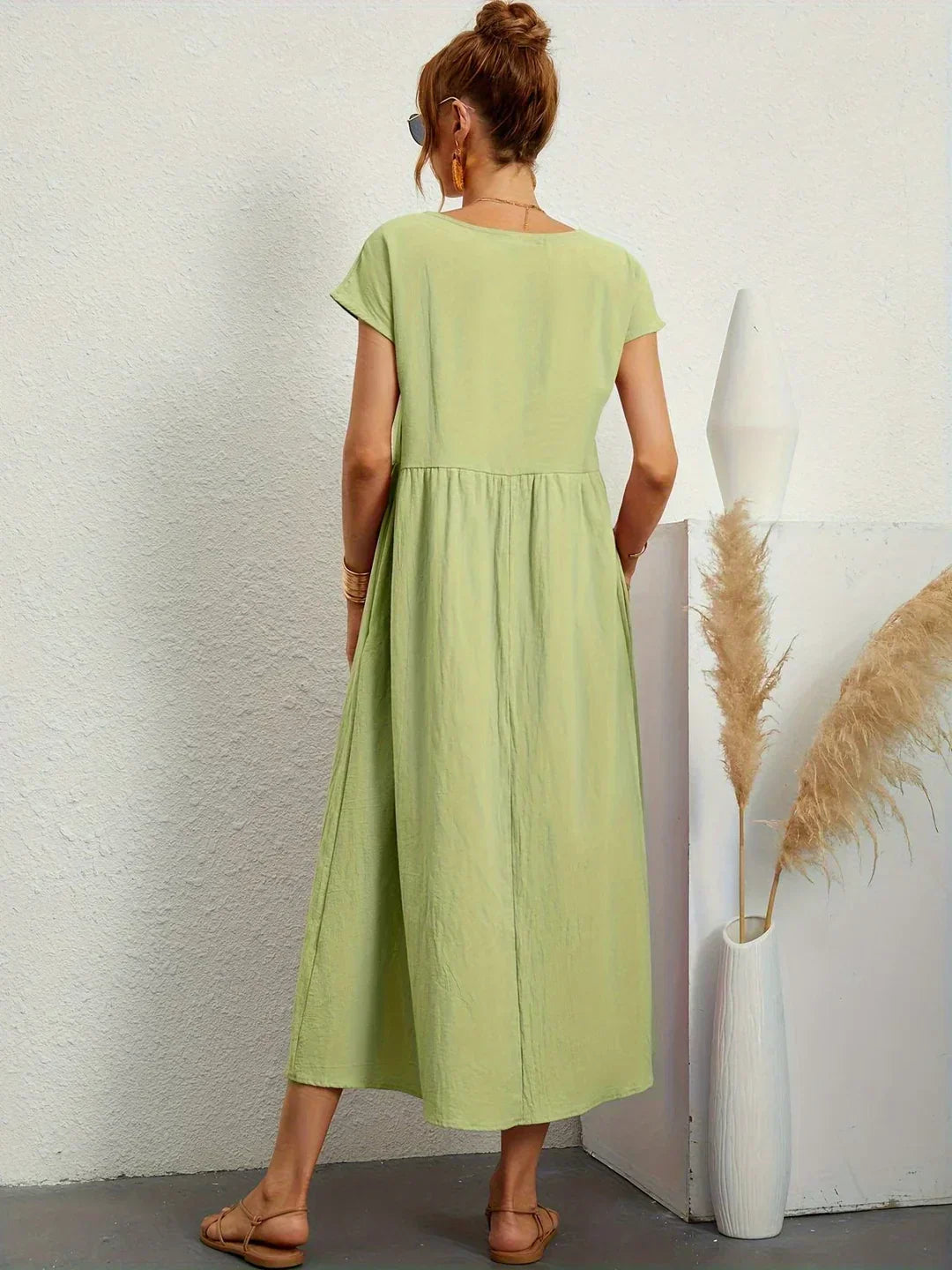 Anja™ - Elegant, cozy dress with practical pockets