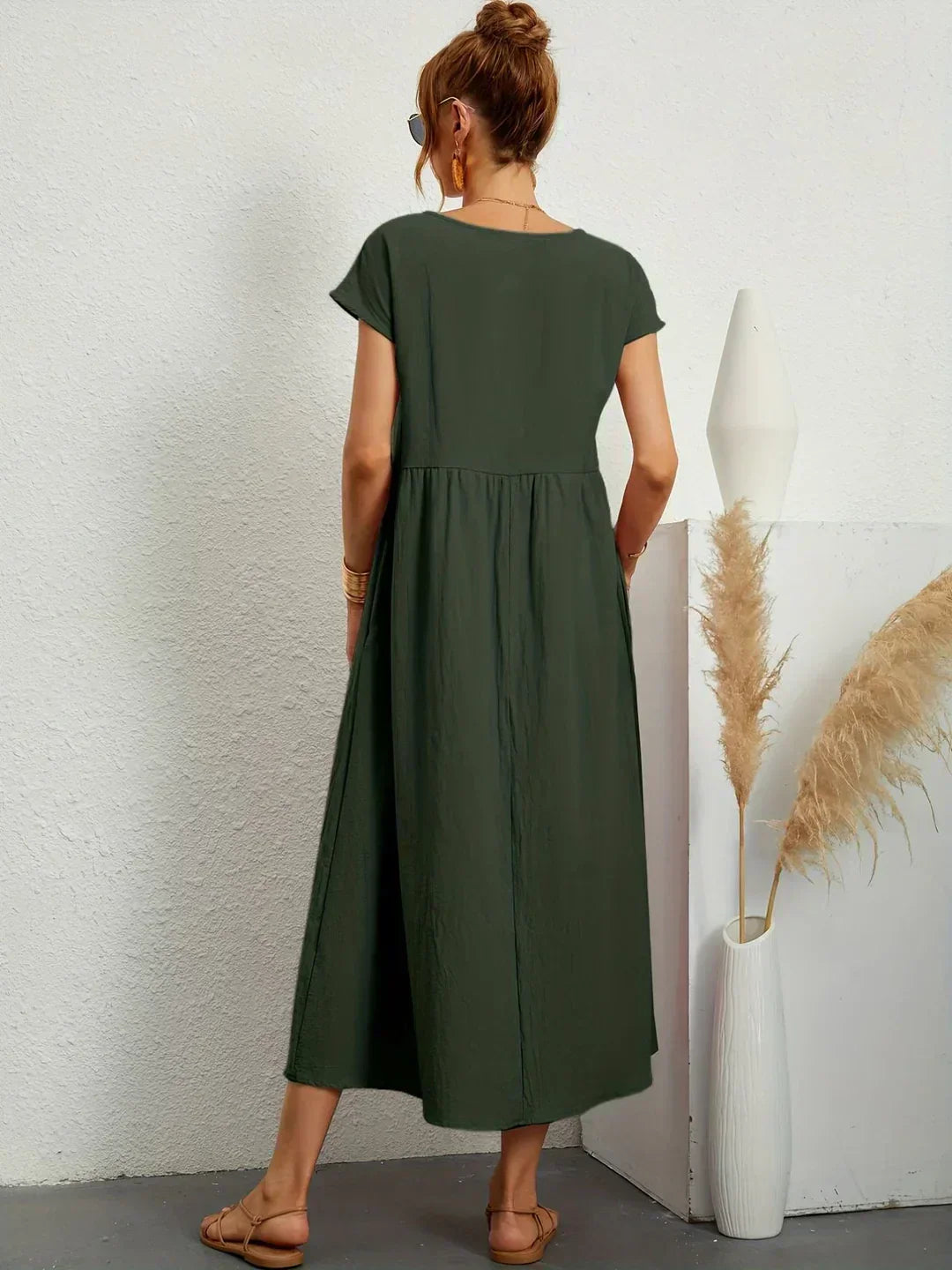 Anja™ - Elegant, cozy dress with practical pockets