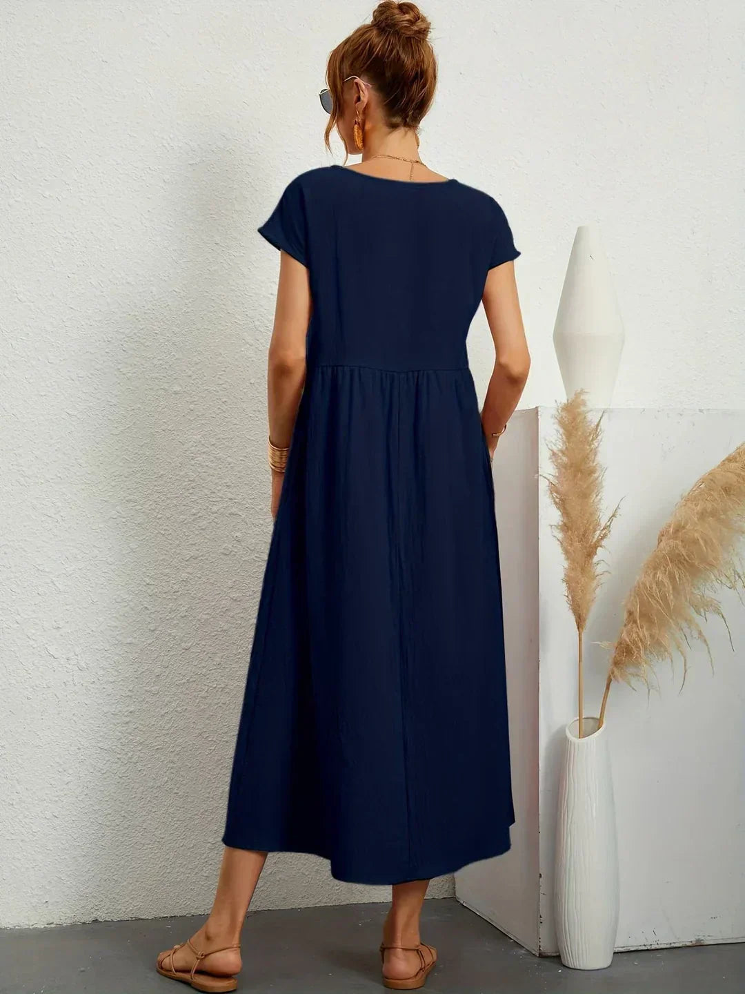 Anja™ - Elegant, cozy dress with practical pockets