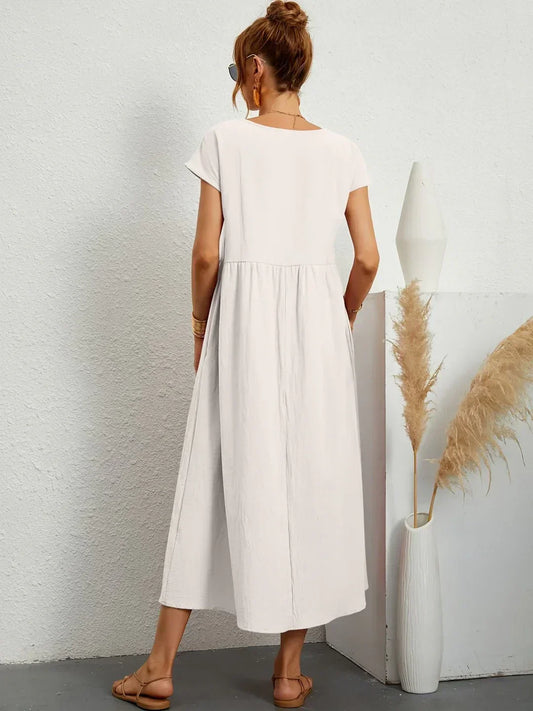 Anja™ - Elegant, cozy dress with practical pockets