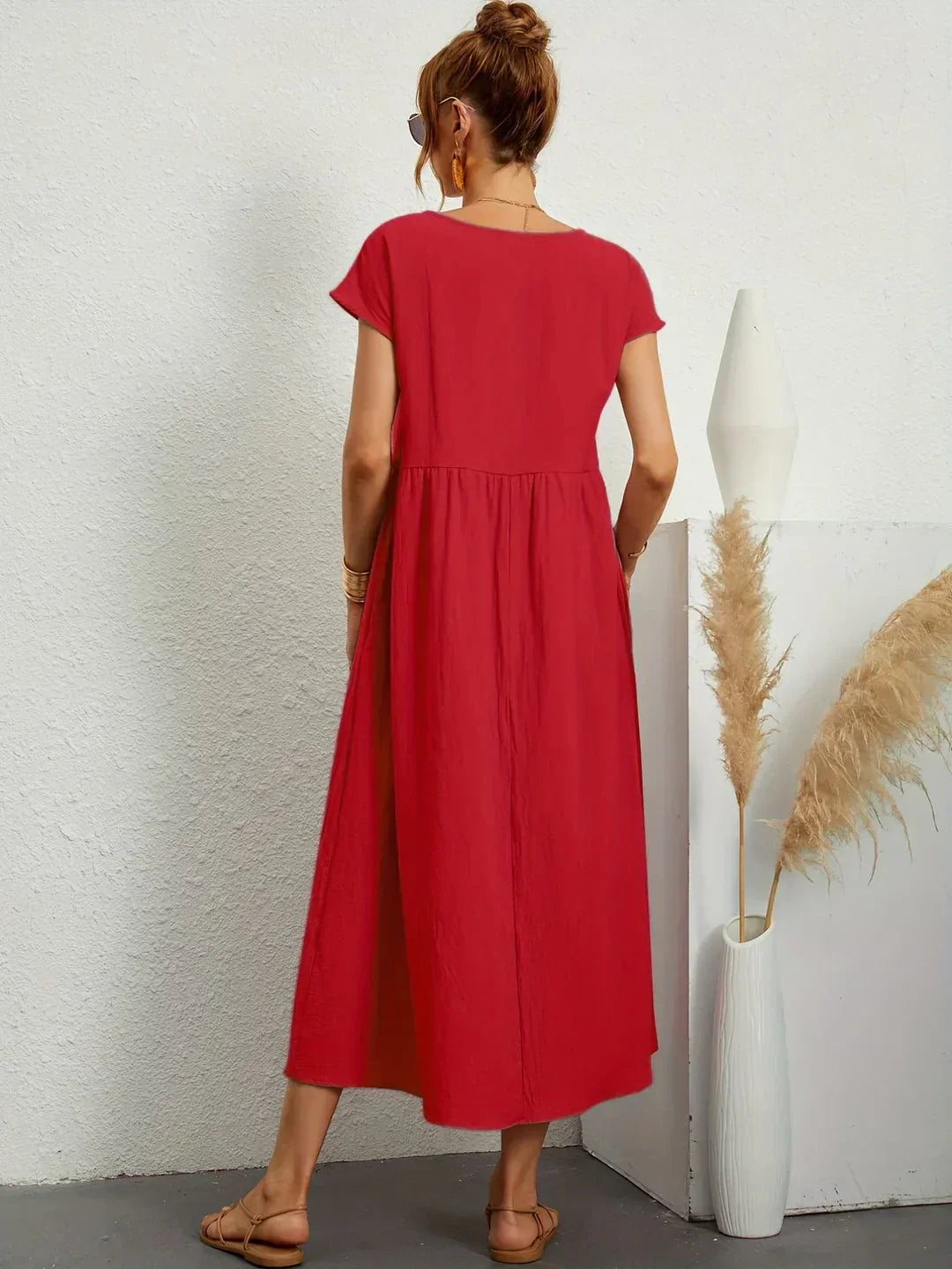 Anja™ - Elegant, cozy dress with practical pockets