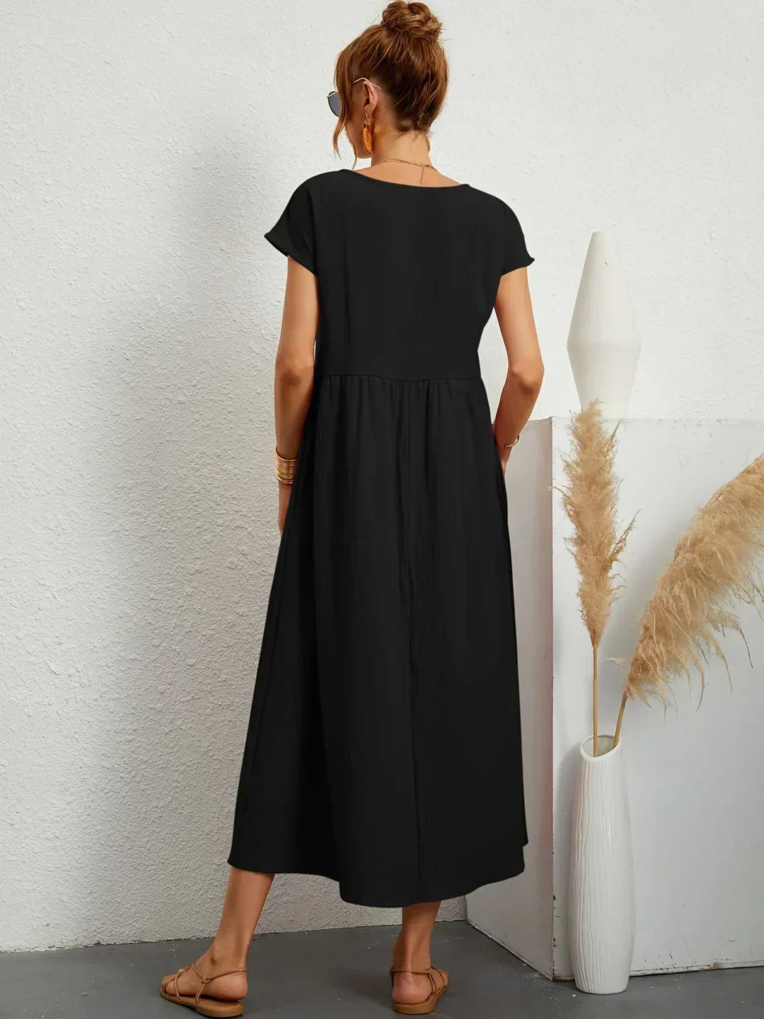 Anja™ - Elegant, cozy dress with practical pockets