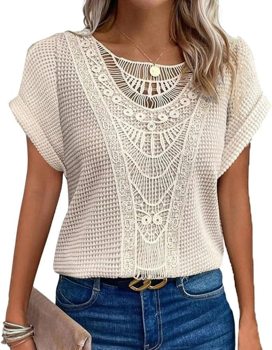 Karin™ - Stylish Ibiza-Inspired Elegant Blouse